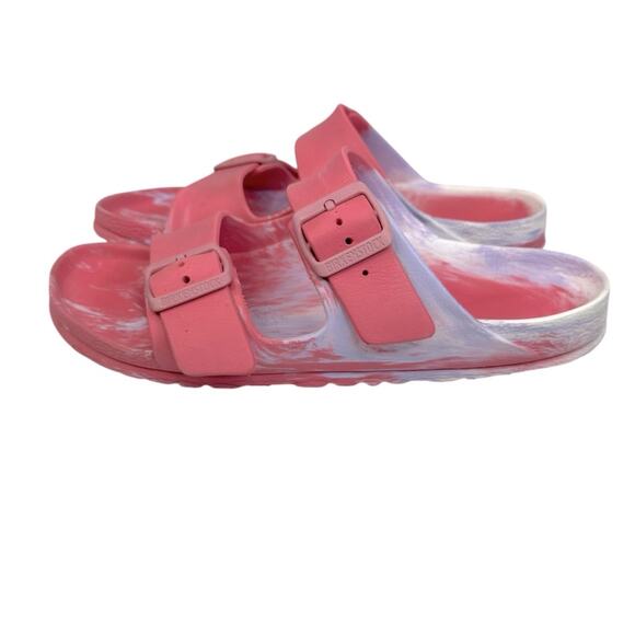 BIRKENSTOCK Women's Arizona Multiwatermelon Split Hex Eva Sandals Size 39 - Picture 3 of 13